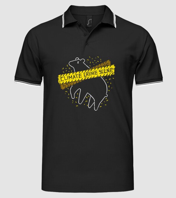 Încălzire globală studiul locației model negru pe tricou