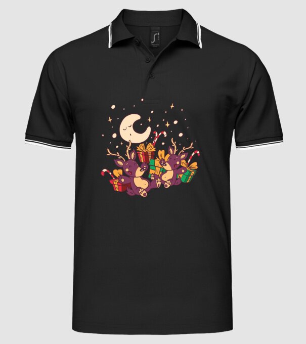 Cadouri de Crăciun model negru pe tricou