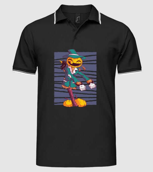 Sperietoare Halloween model negru pe tricou
