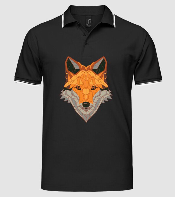 Cap de Vulpe model negru pe tricou