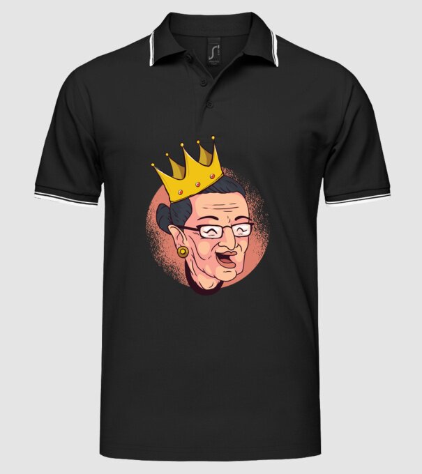 Ruth Bader Ginsburg model negru pe tricou