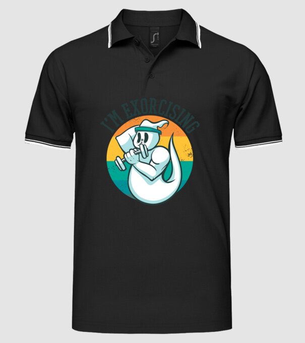 Antrenament Fantomă (Spirit?) model negru pe tricou