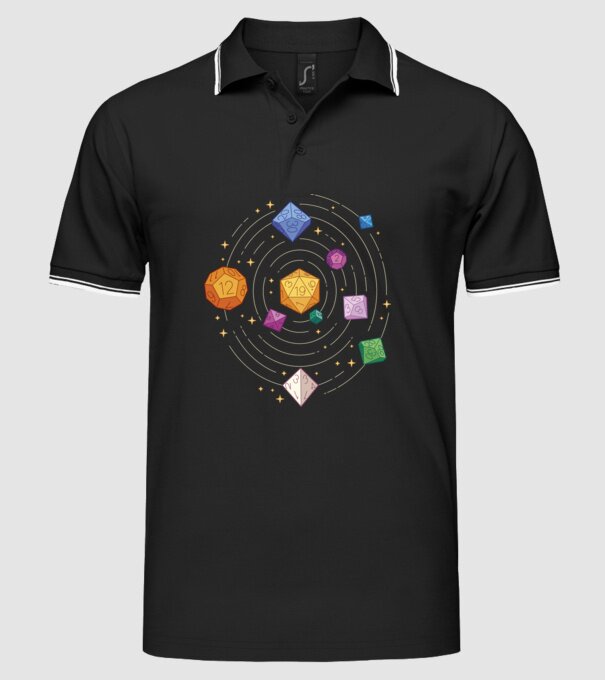 As de pică model negru pe tricou