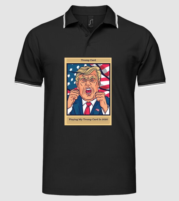 model negru pe tricou