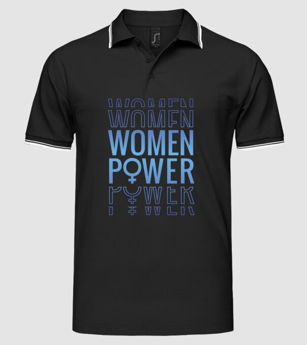 Women Power de Ziua Femeii model negru pe tricou