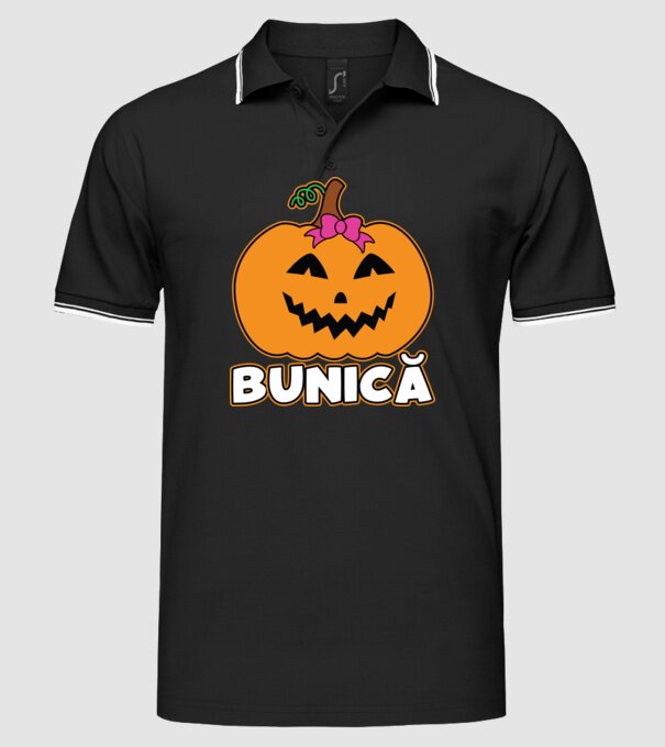 bunică model negru pe tricou