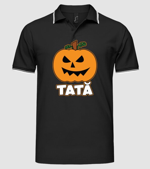 tată model negru pe tricou