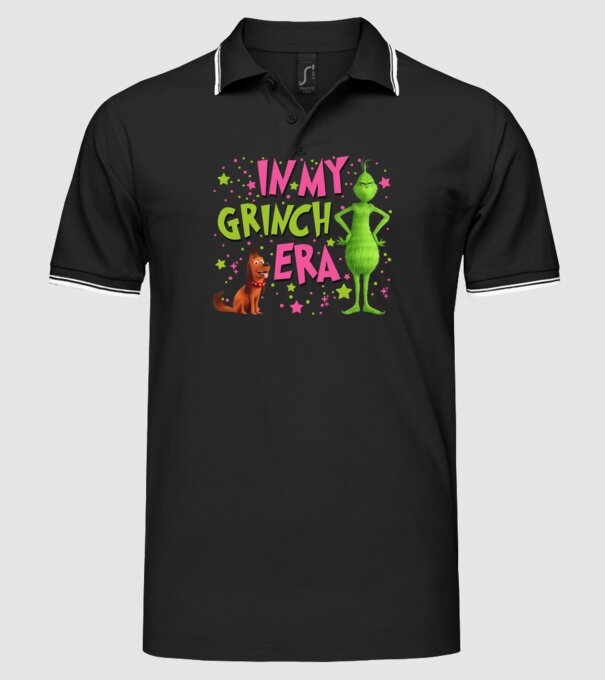 In my Grinch era model negru pe tricou
