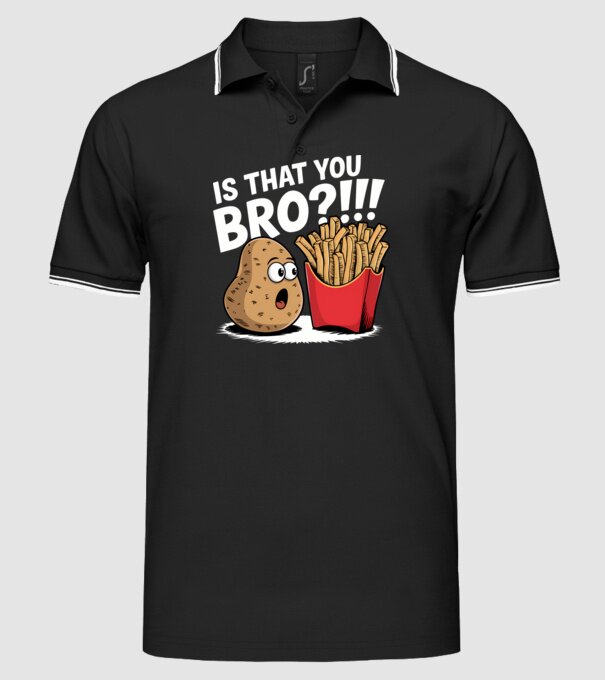Is that you BRO?!! Negru model negru pe tricou
