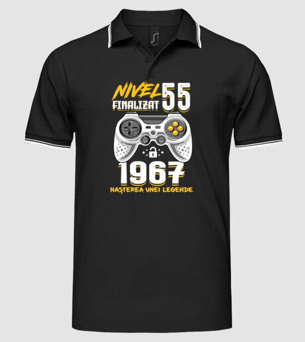 Nivel 55 finalizat. 1967 nașterea unei legende model negru pe tricou