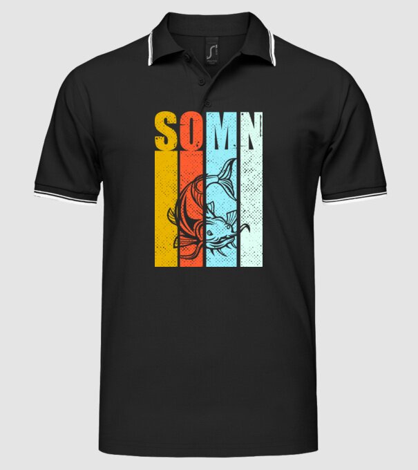 somn model negru pe tricou
