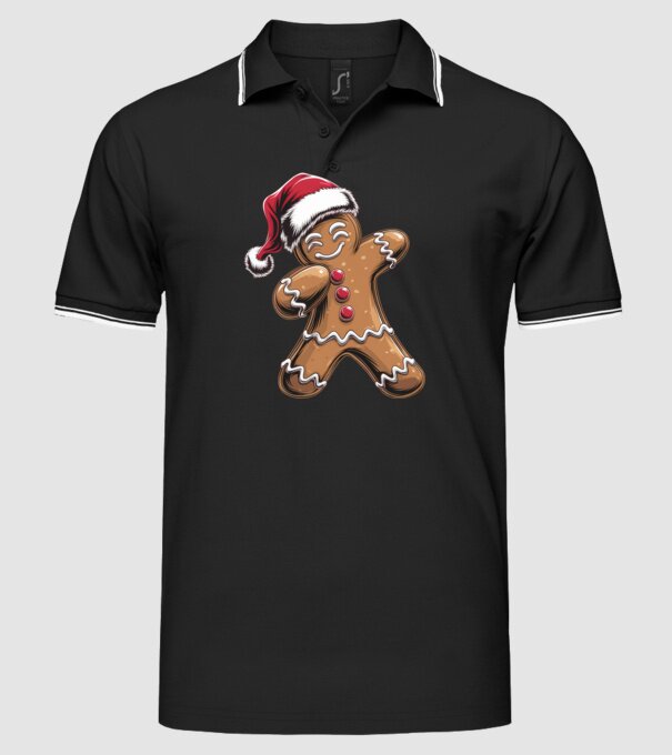 Turtă dulce dab model negru pe tricou