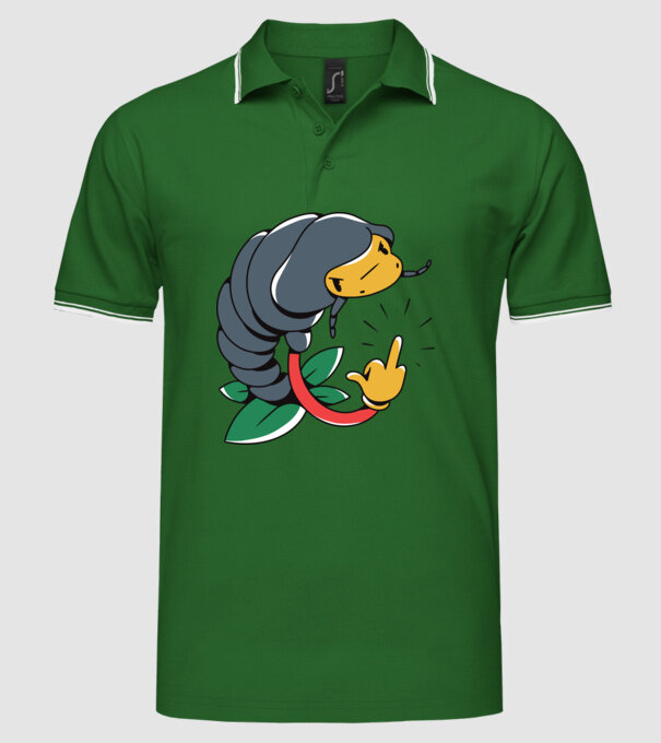 Izopodă model verde pe tricou