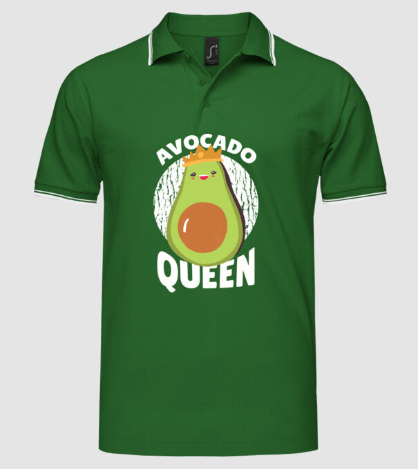 Avocado Queen Regina Avocado model verde pe tricou