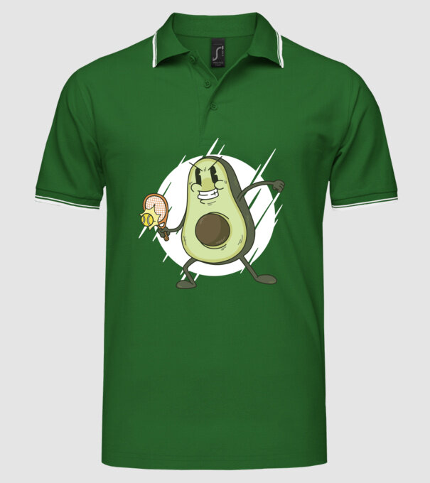 Tenis Avocado model verde pe tricou