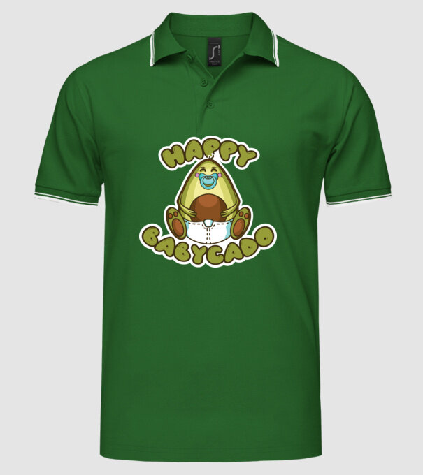 Avocado bebe model verde pe tricou