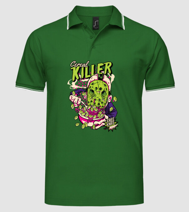 Cereal Killer model verde pe tricou