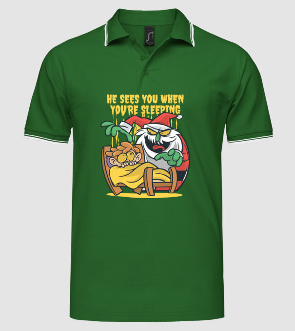 Elf de Crăciun model verde pe tricou