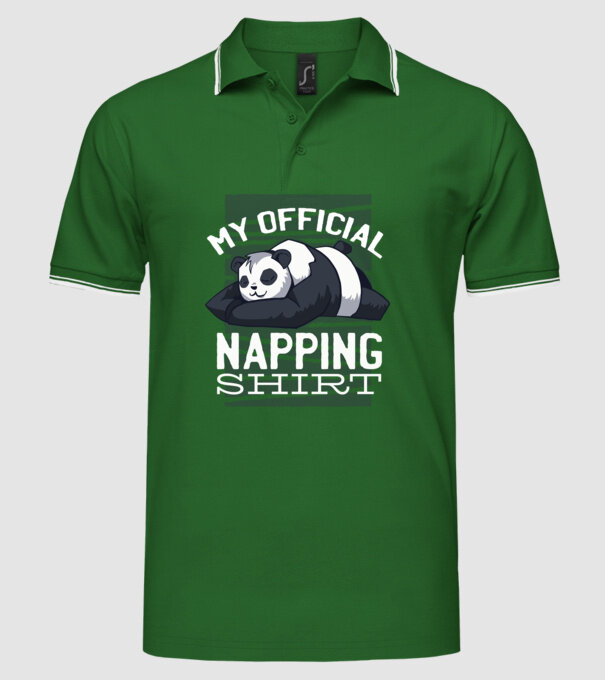 This is my official napping T-shirt, tricou amuzant odihnă model verde pe tricou
