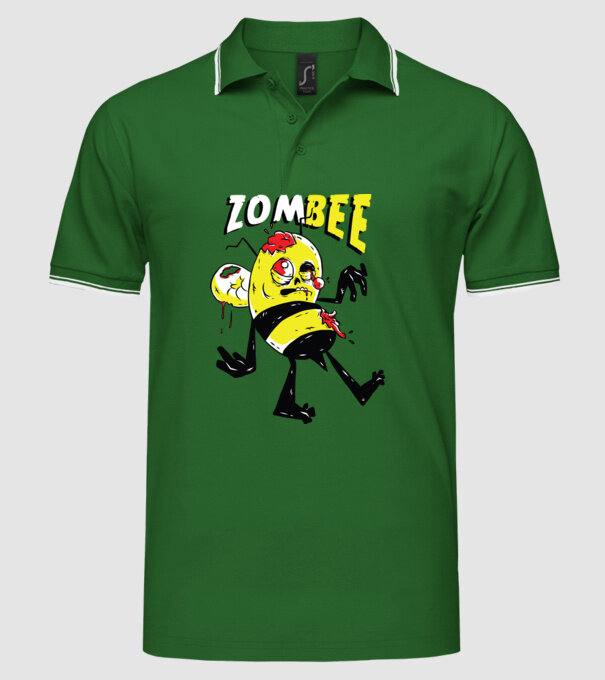 Zombee Albină Zombie model verde pe tricou