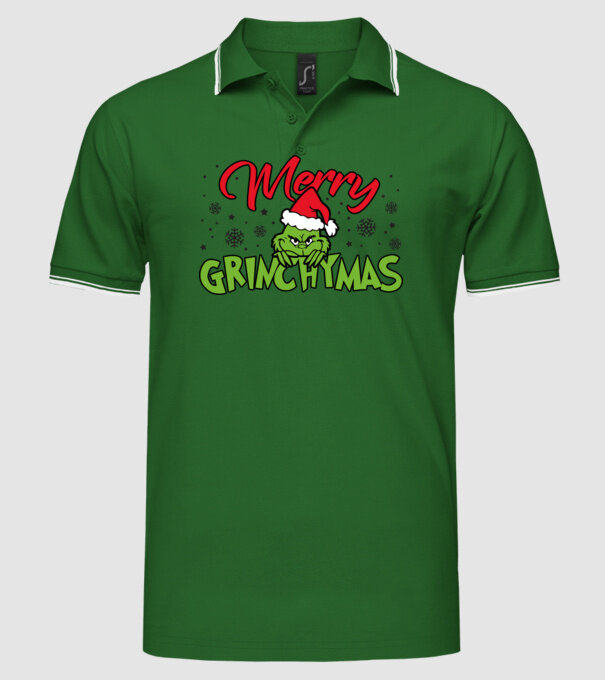 Merry Grinchymas - Grinch model verde pe tricou
