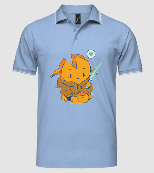 Baby Gouda model albastru deschis pe tricou