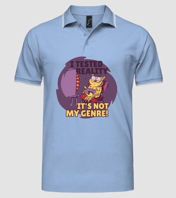 Bufnița Gamer model albastru deschis pe tricou