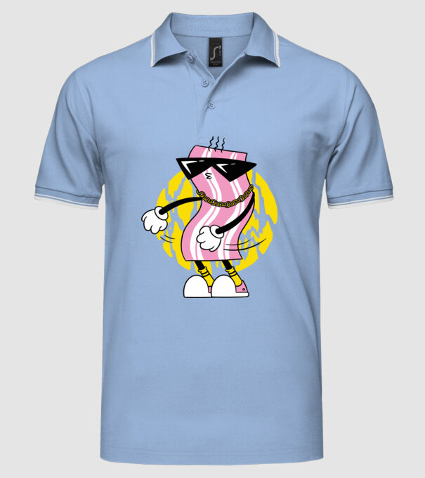 Șuncă DAB model albastru deschis pe tricou
