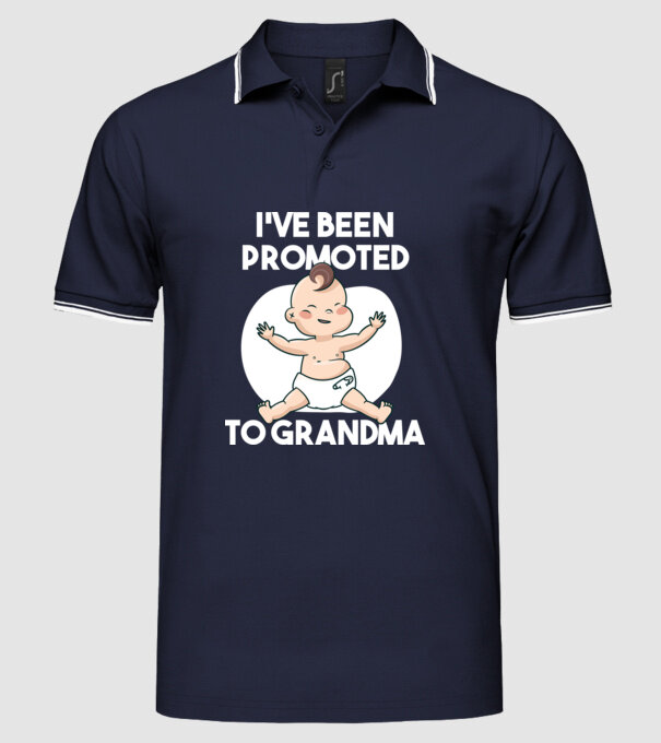Am devenit bunică model albastru închis pe tricou