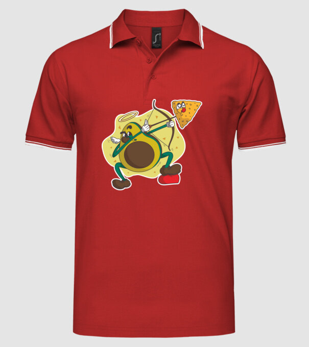 Dragoste de Avocado model roșu pe tricou