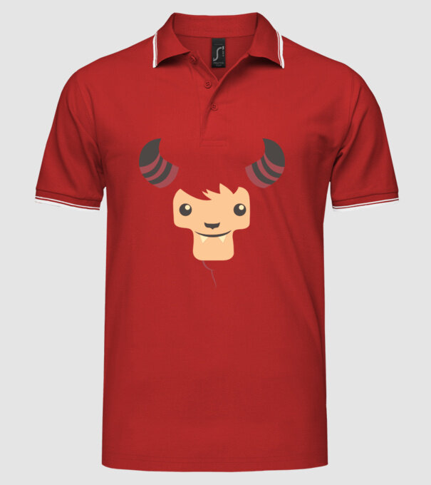 Goat Halloween model roșu pe tricou