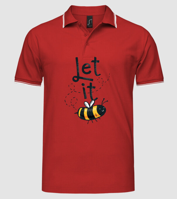 Let it bee - Apicultor model roșu pe tricou
