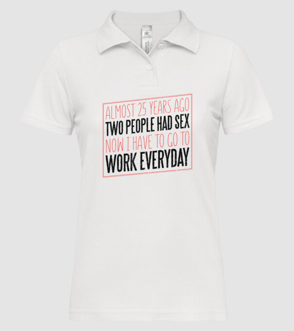 acum 25 de ani... Tricou cu text amuzant model alb pe tricou