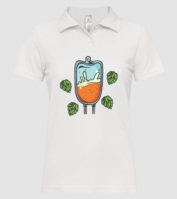 Grupa mea de sânge este IPA model alb pe tricou