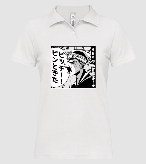 Cap Anime Manga model alb pe tricou