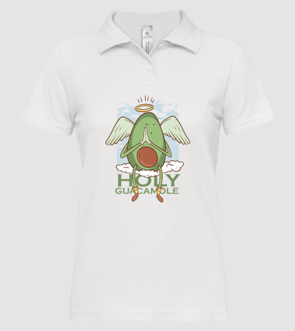 Rai avocado model alb pe tricou