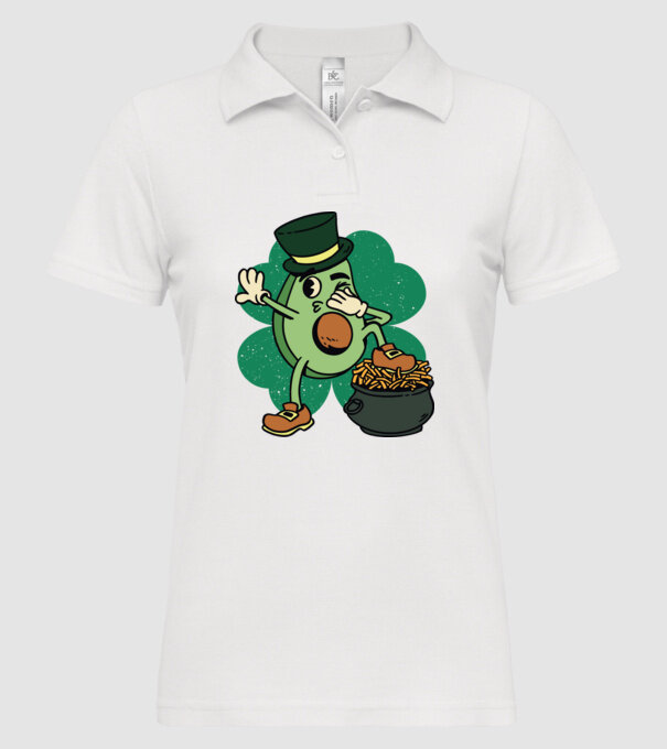 Avocado St. Patrick DAB model alb pe tricou