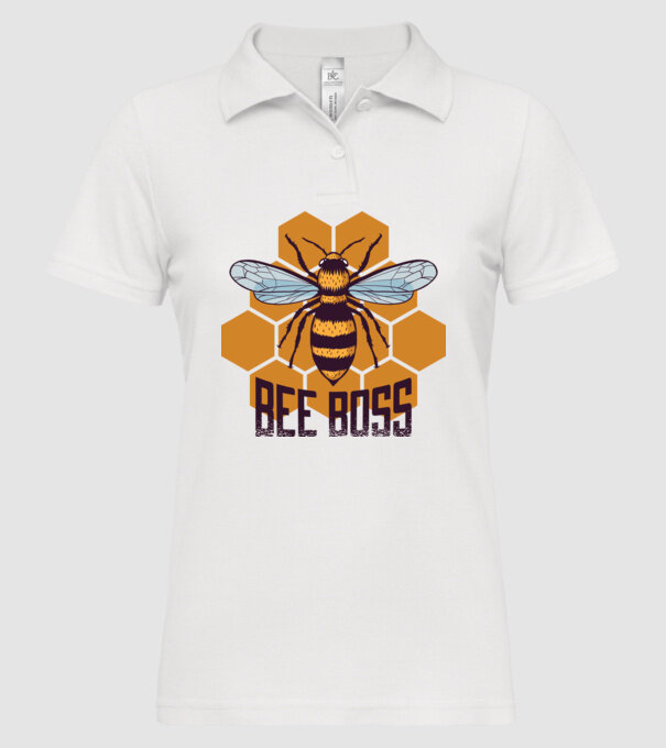 Bee Boss Șef Apicultor model alb pe tricou