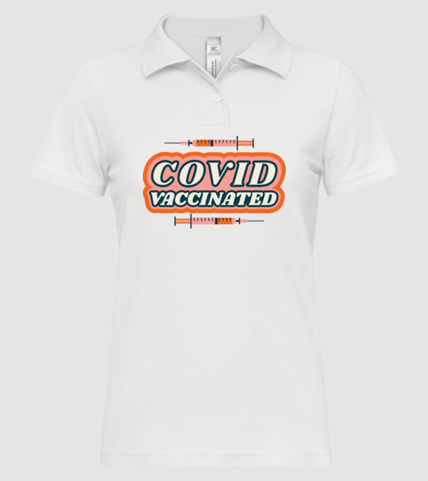 Vaccin Covid model alb pe tricou