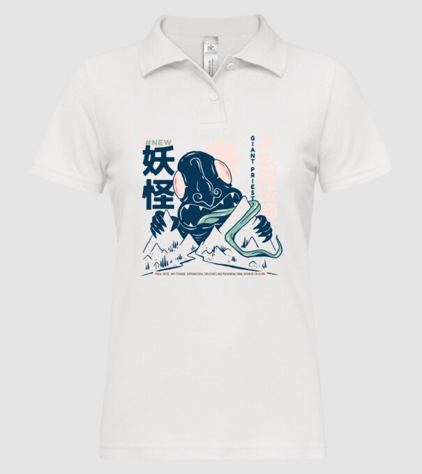 Daidarabotchi Yokai Anime model alb pe tricou