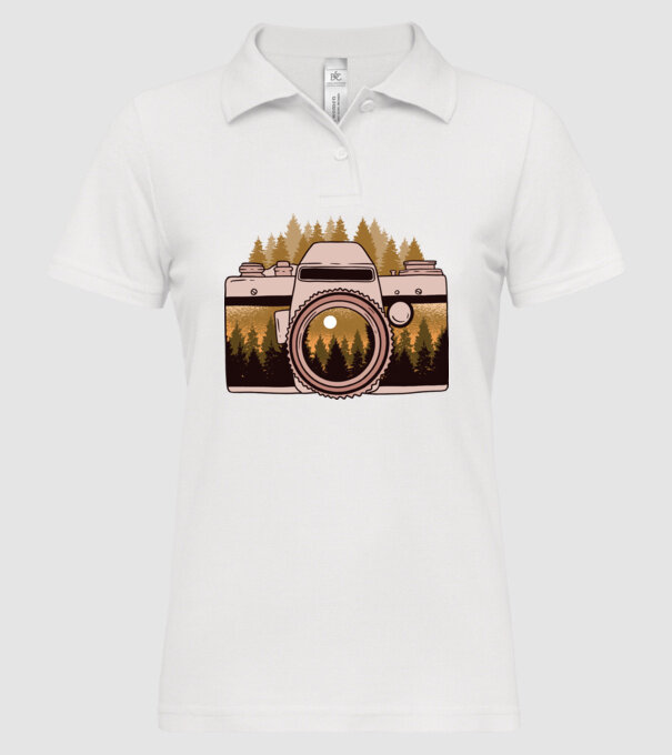 Natură Fotograf tricou fotograf model alb pe tricou
