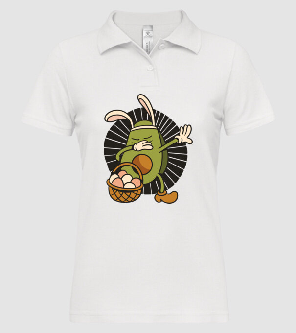 Avocado de Paște DAB model alb pe tricou
