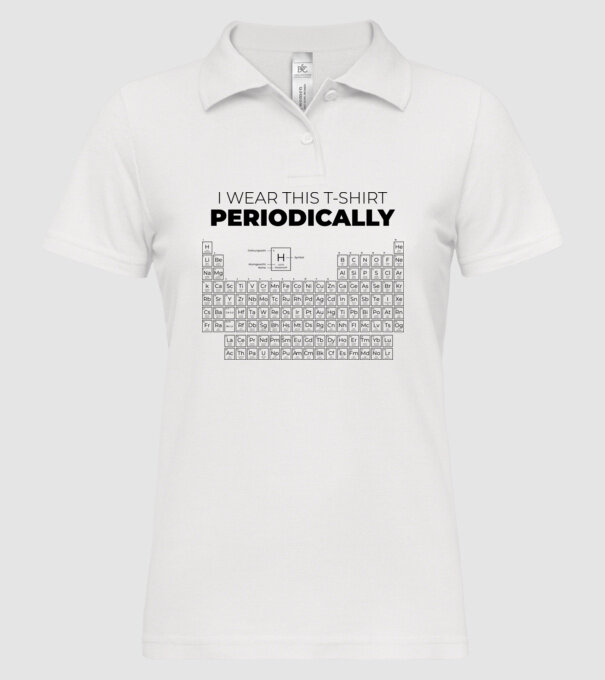 I wear this t-shirt periodically model alb pe tricou