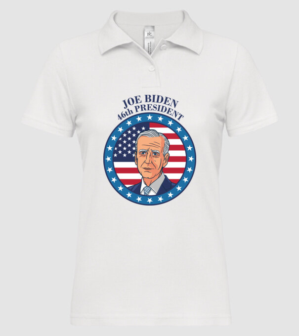 Joe Biden cel de-al 46-lea președinte al SUA model alb pe tricou