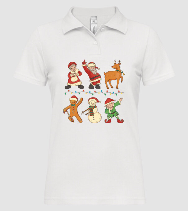 Crăciun DAB model alb pe tricou