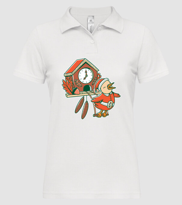 Cuc de Crăciun model alb pe tricou