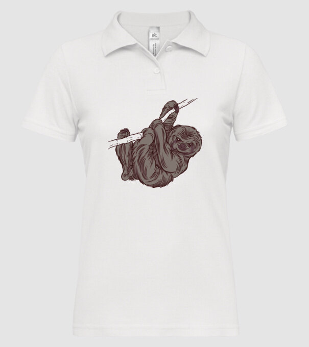 Leneș model alb pe tricou