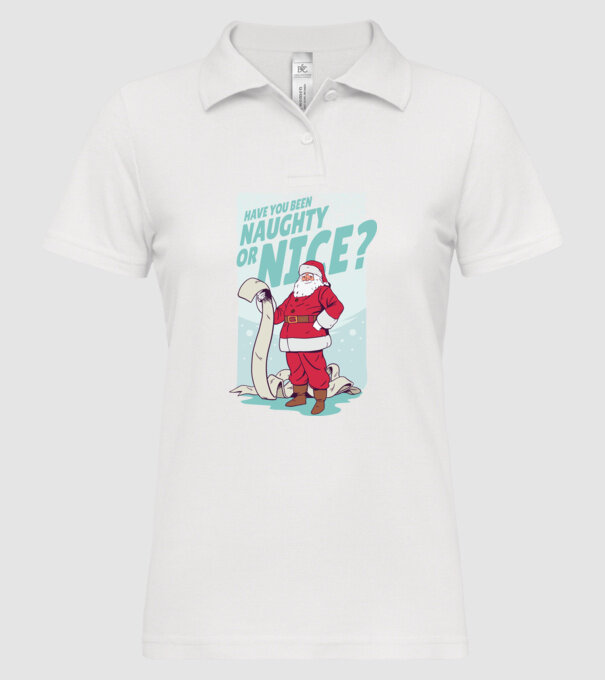Lista de cadouri Moș Crăciun - tricou Crăciun model alb pe tricou