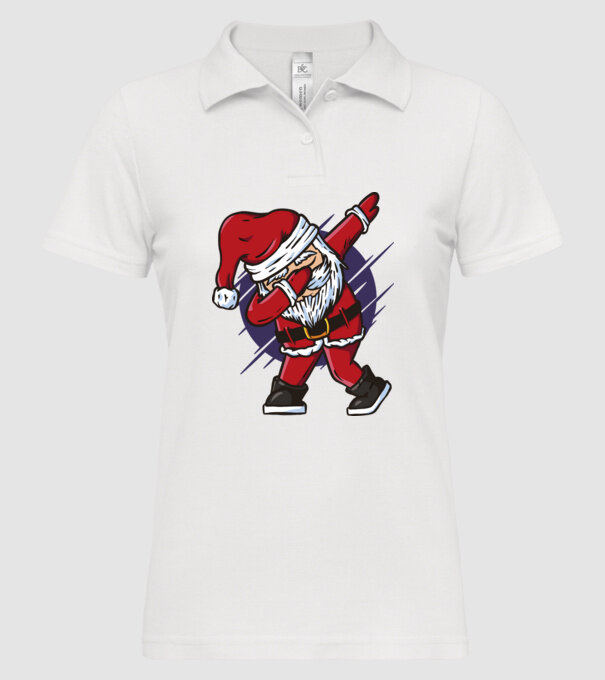 Moș Crăciun DAB model alb pe tricou