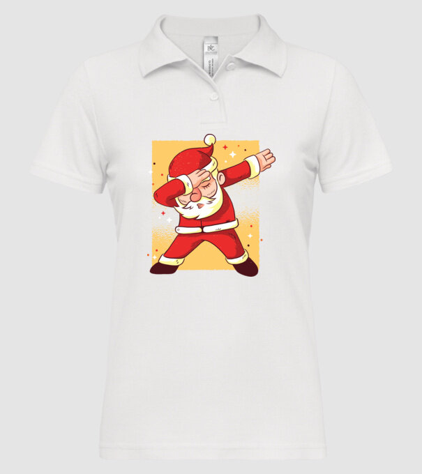 Santa DAB Moș Crăciun model alb pe tricou